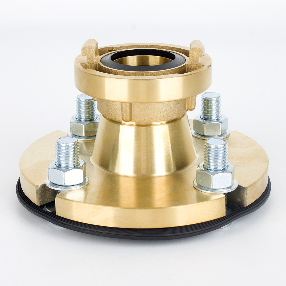 D型消防通岸接头（黄铜）