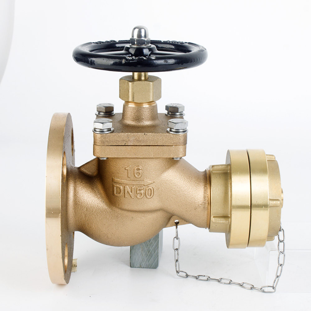 船用直通法兰消火栓（青铜）