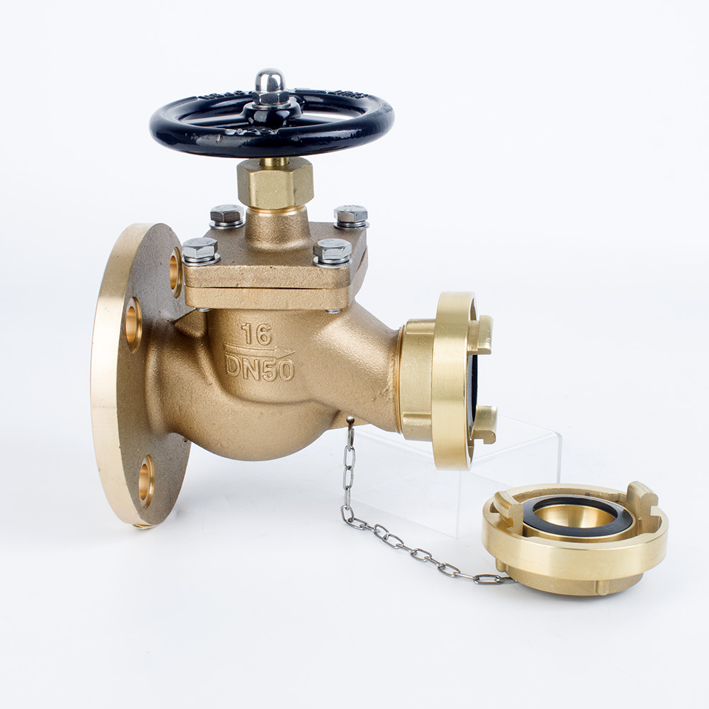 船用直通法兰消火栓（青铜）