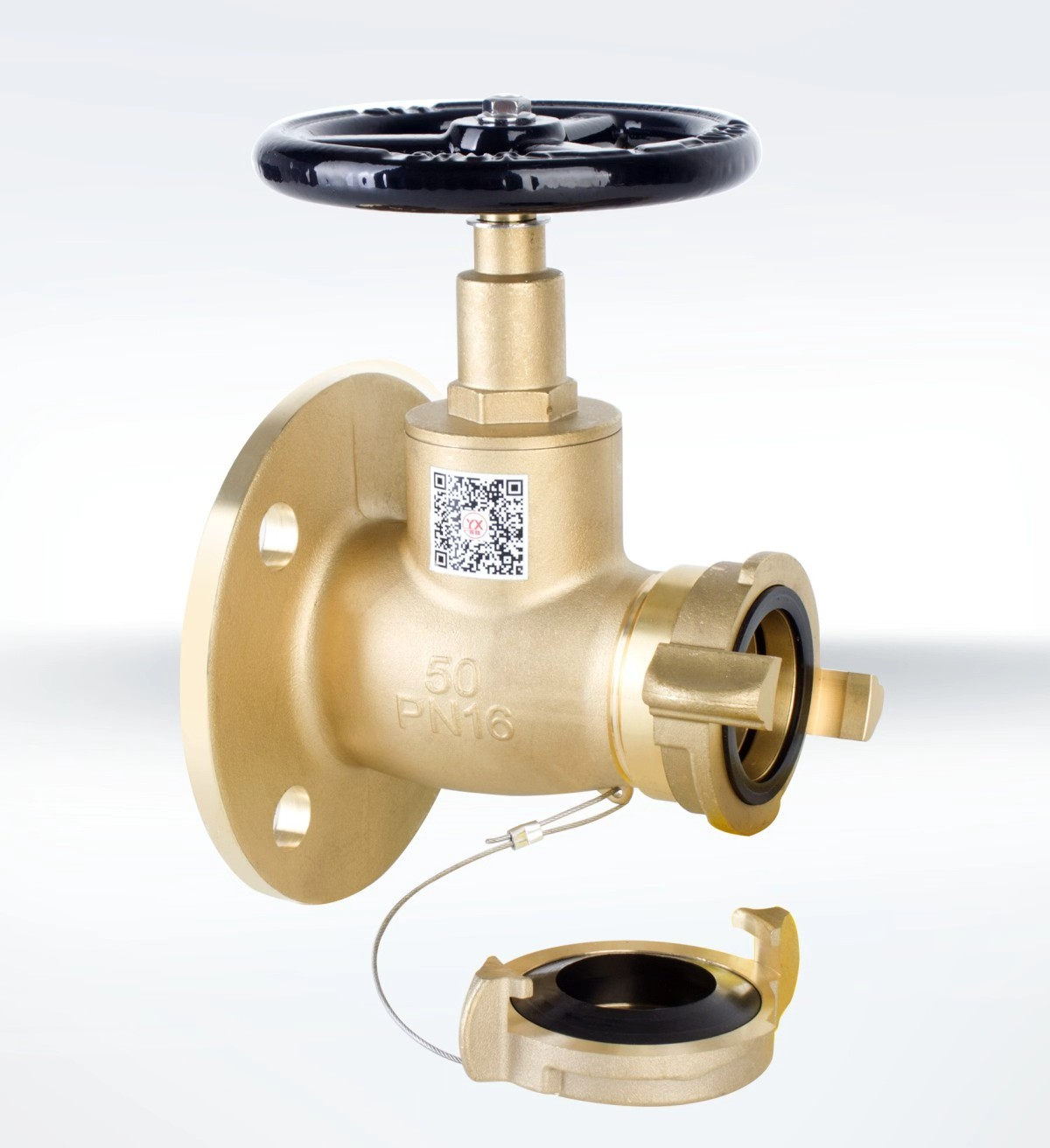 中岛式直通法兰消火栓