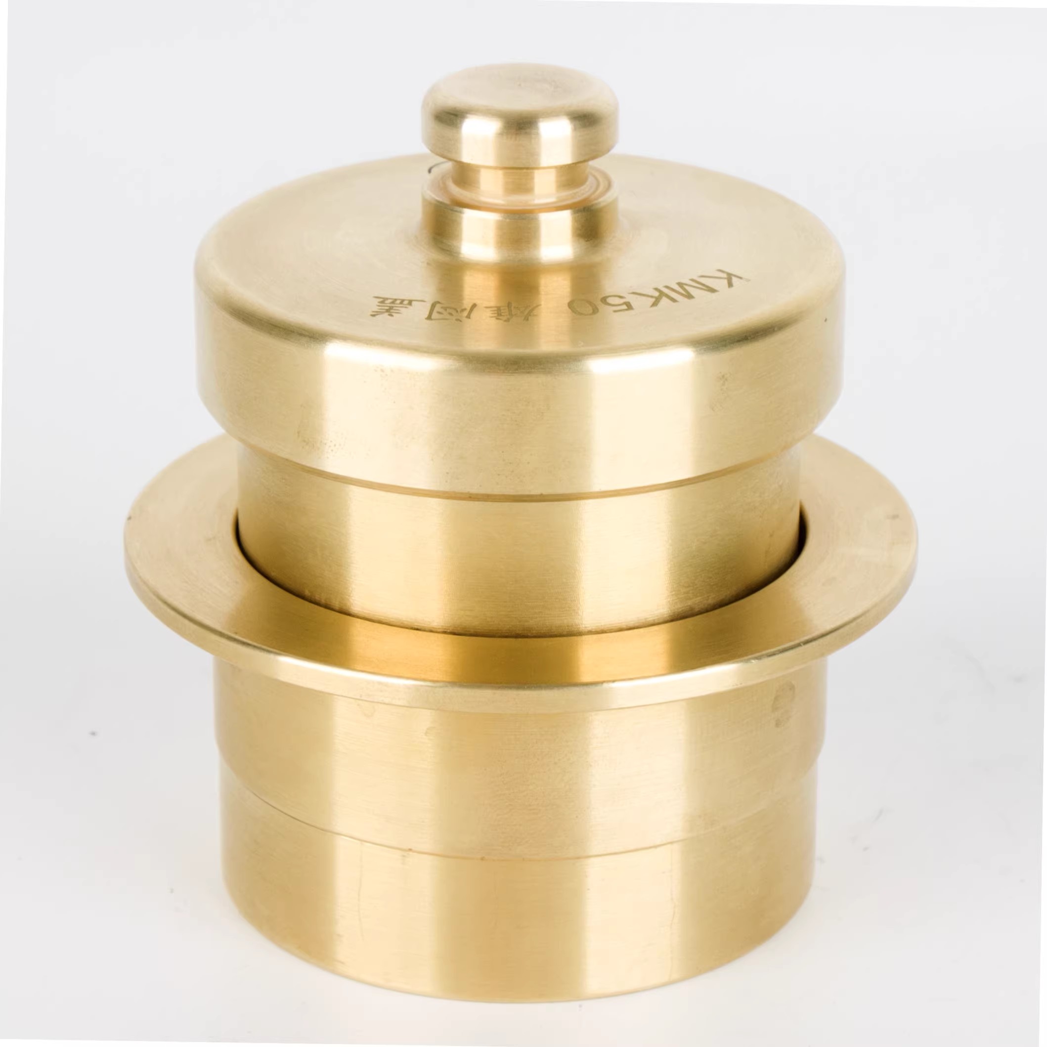 日式水消防插入式水接口闷盖  KMK65&KYK65  2+1/2" BR铜