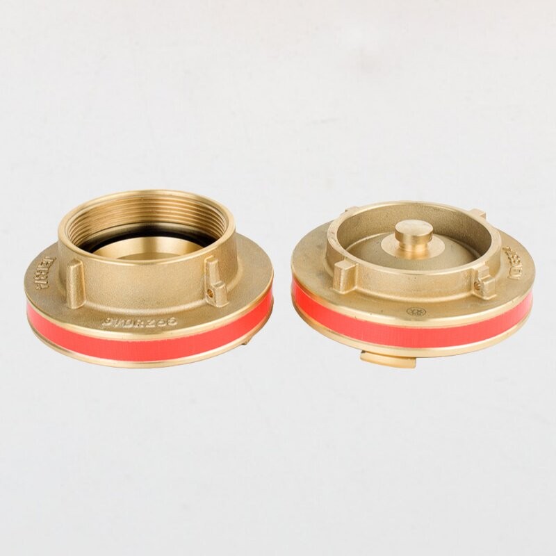 2.5&rdquo;德式水消防接口闷盖 K81-G2 1/2&rdquo;F+盖 BR 黄铜